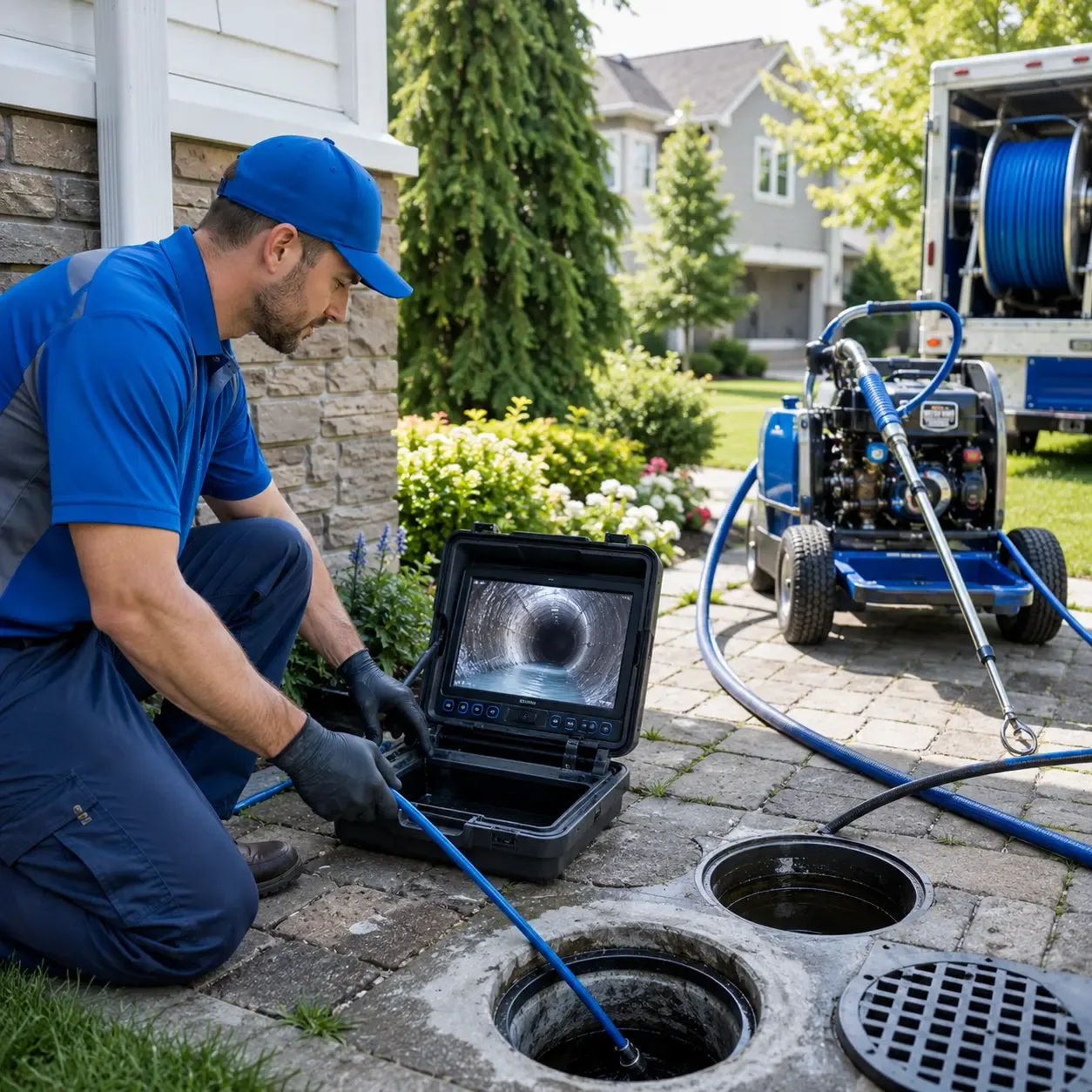 Outdoor drain cleaning professionals serving Saint Thomas, PA